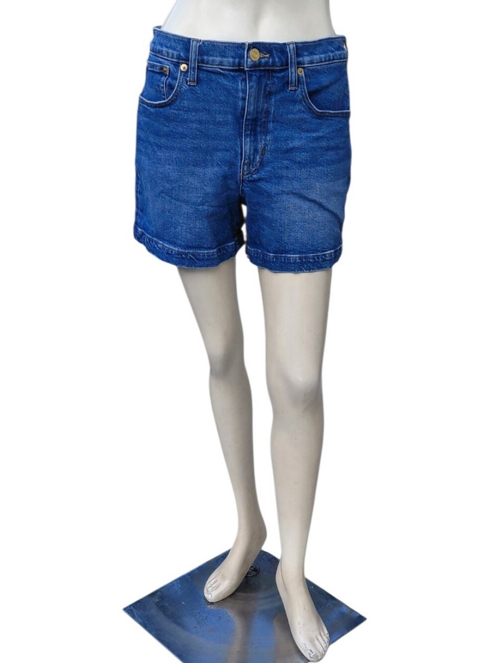 91826J J. Crew Denim Shorts Size 28, 4" Inseam 10 1/2" Rise